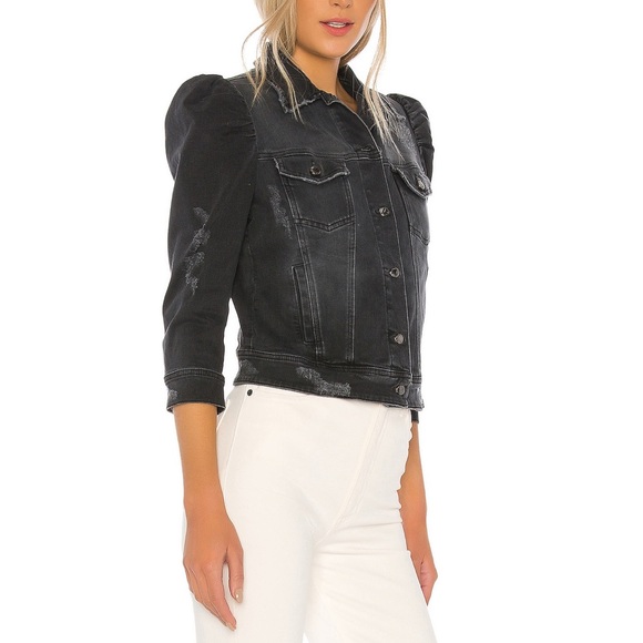 Retrofete Ada Black Jean Jacket - Picture 2 of 8